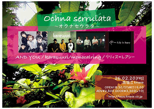 リリィズ＝レプシー/AND YOU/
karasuuri/monocalring