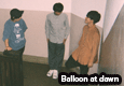 Balloon at dawn